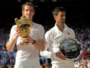 Andy Murray and Novak Djokovic--foto HL